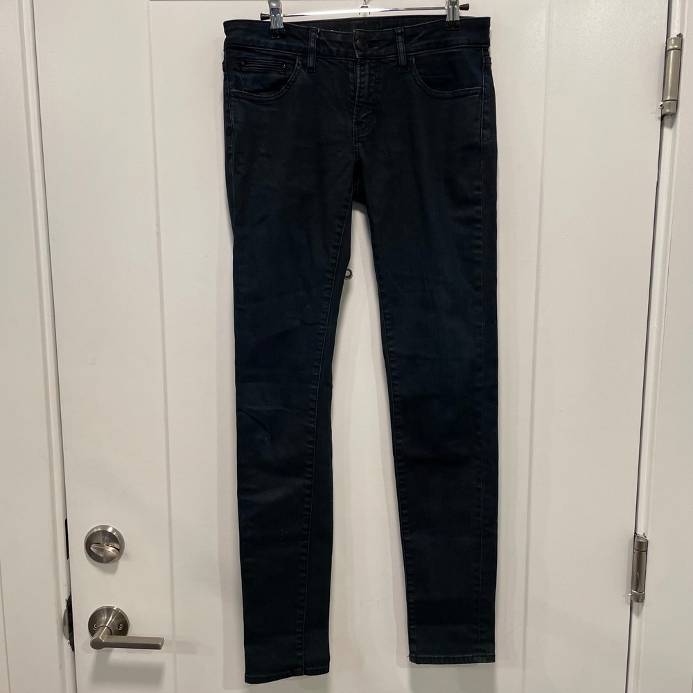 The Kooples Skin Jeans Womens 28 Dark Navy Blue Skinny Denim FPSKIN8017USA